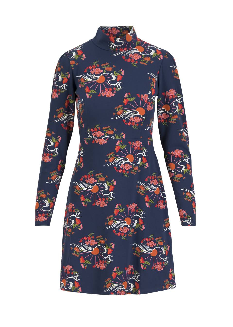 Blutsgeschwister Kleid "Sweet turtle Mania" blau/gemustert