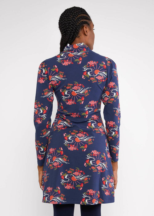 Blutsgeschwister Kleid "Sweet turtle Mania" blau/gemustert
