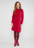 Blutsgeschwister Kleid "Braided and Easy" rot