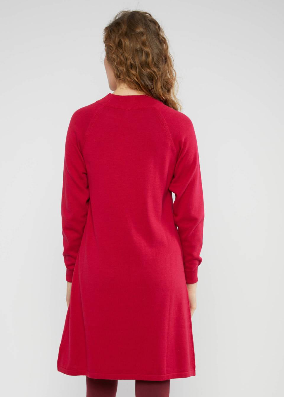 Blutsgeschwister Kleid "Braided and Easy" rot