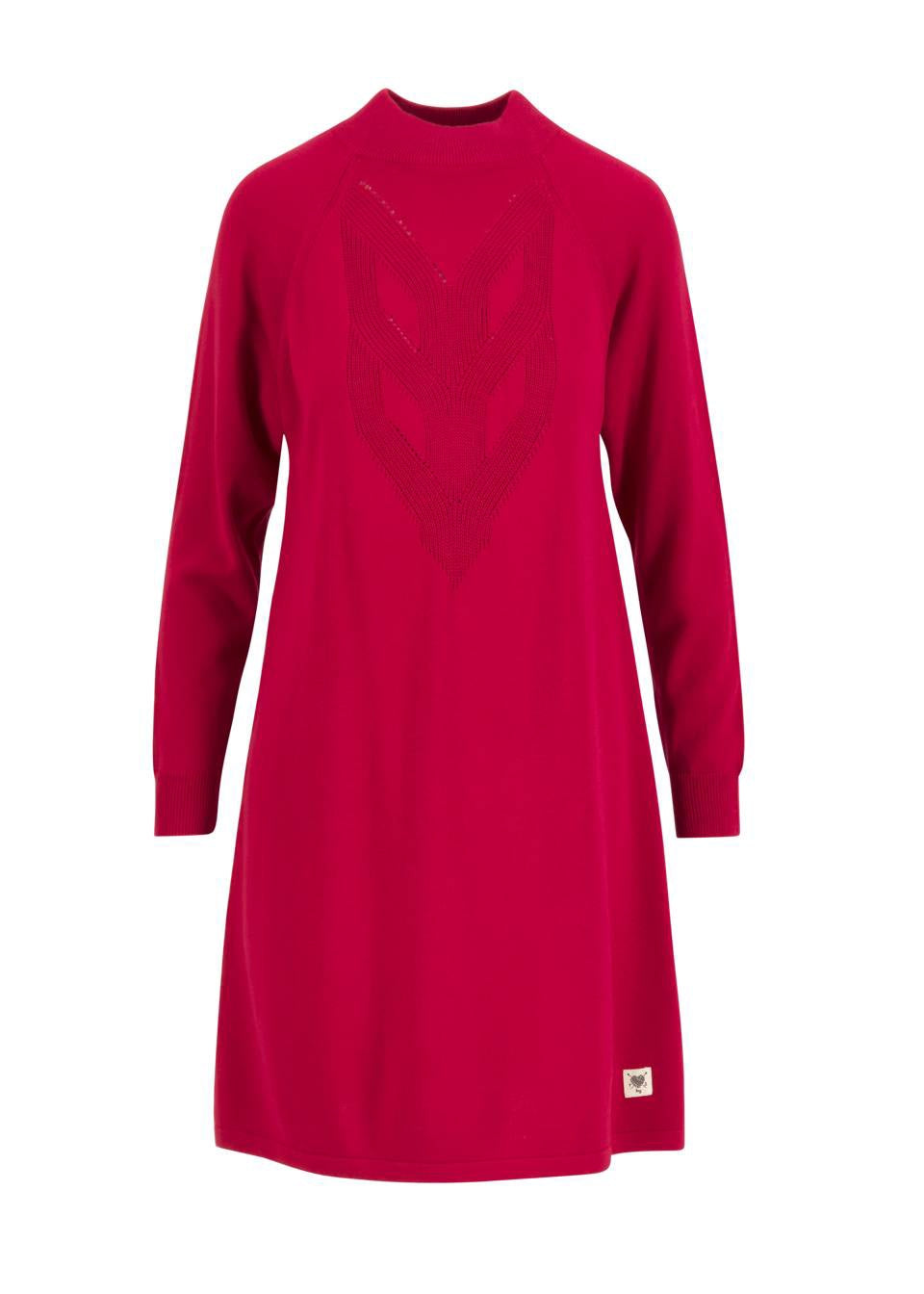 Blutsgeschwister Kleid "Braided and Easy" rot