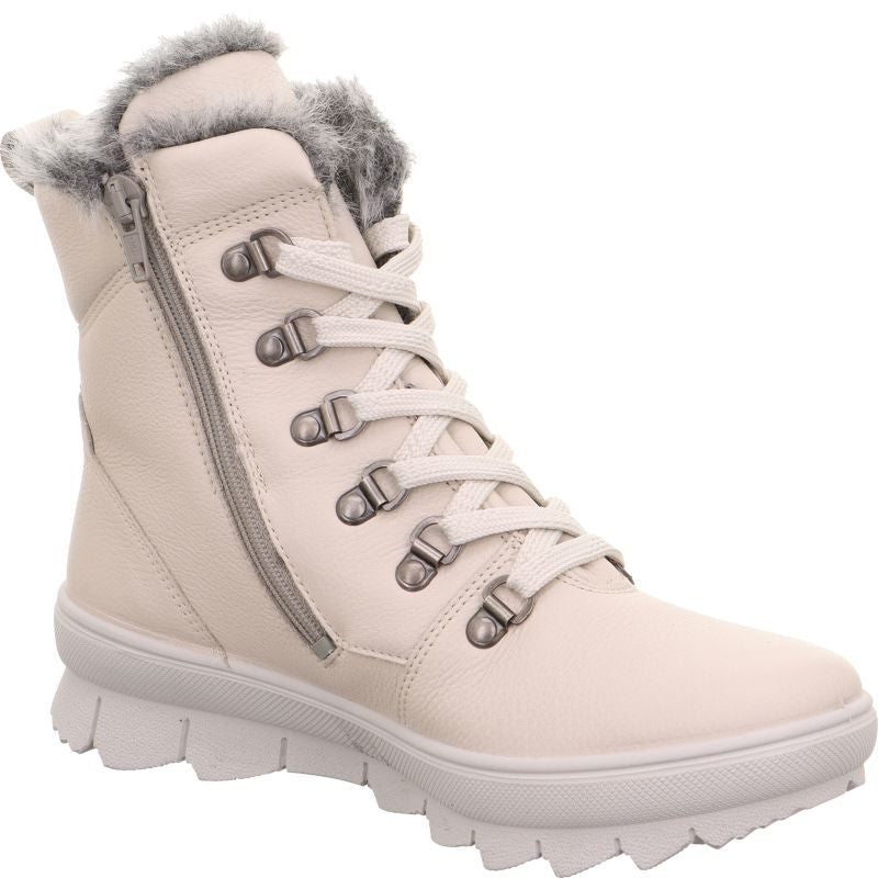 Legero Schnürboot "Novara" mit Gore-Tex und Fell beige