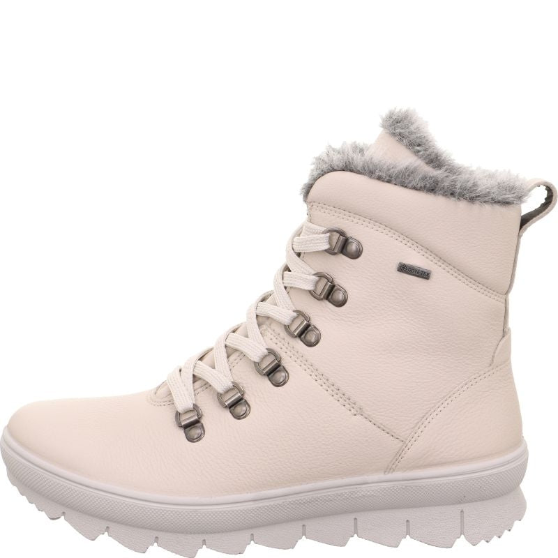 Legero Schnürboot "Novara" mit Gore-Tex und Fell beige