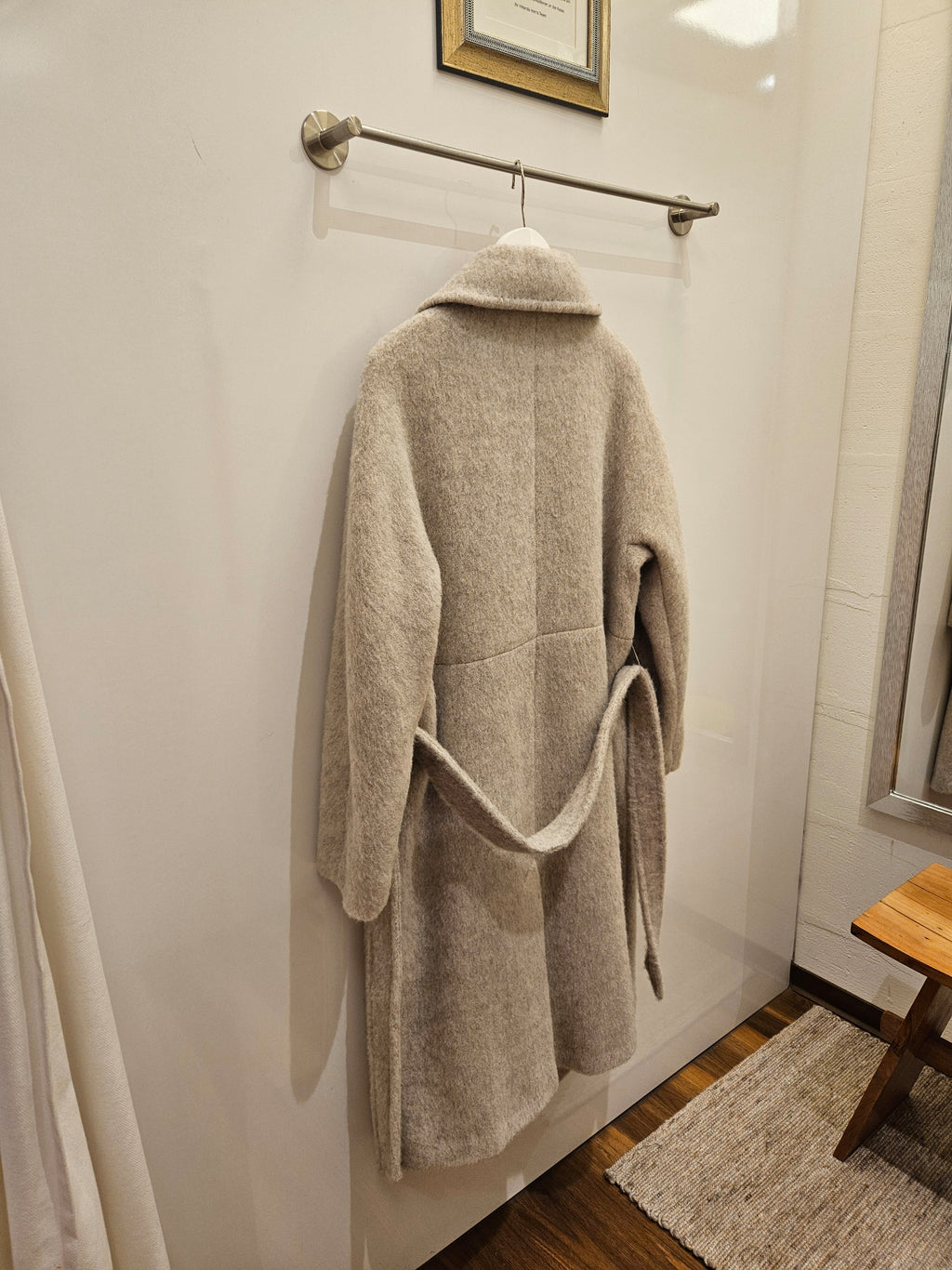 GR Nature Wollmantel lang creme