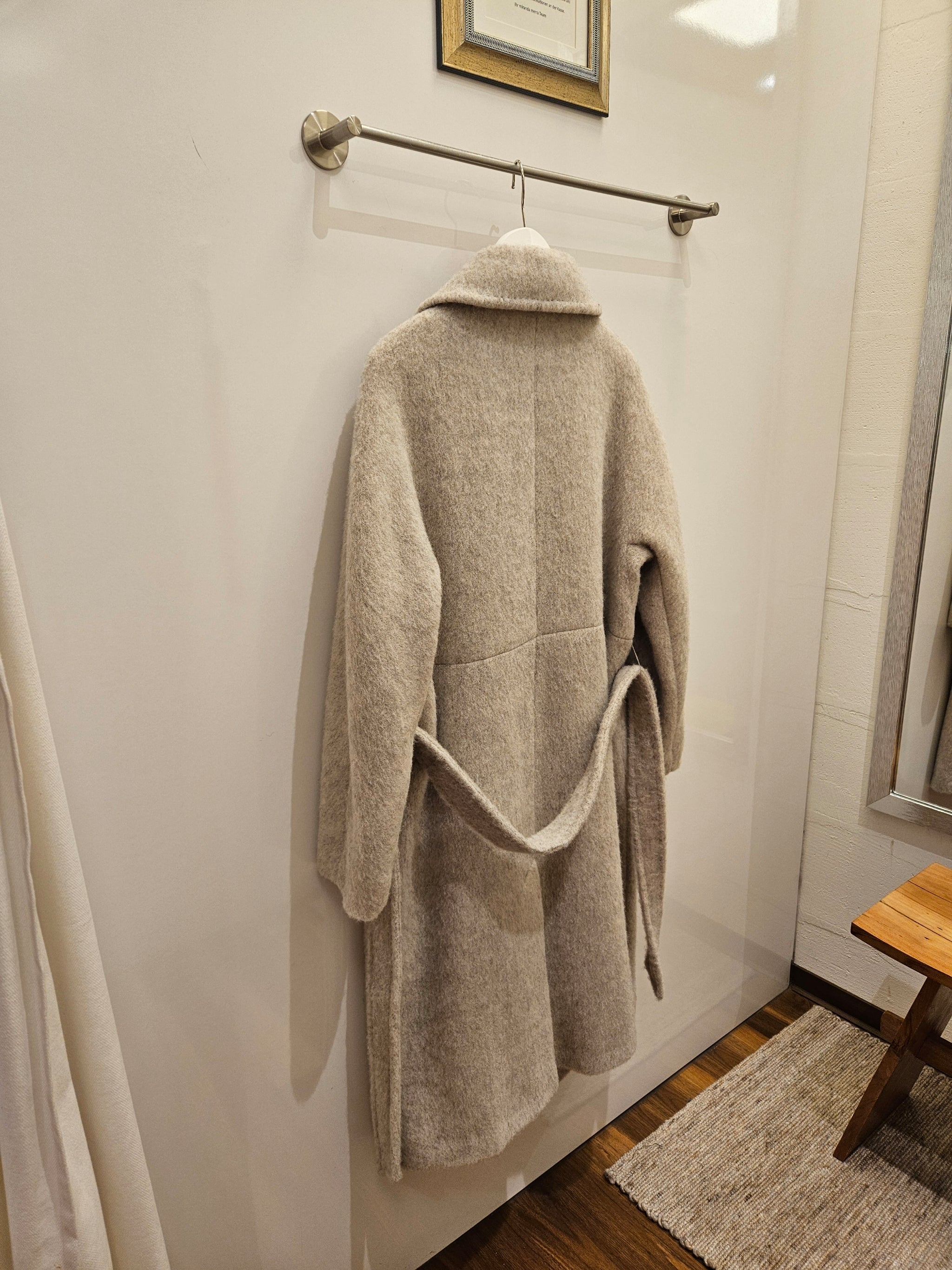 GR Nature Wollmantel lang creme