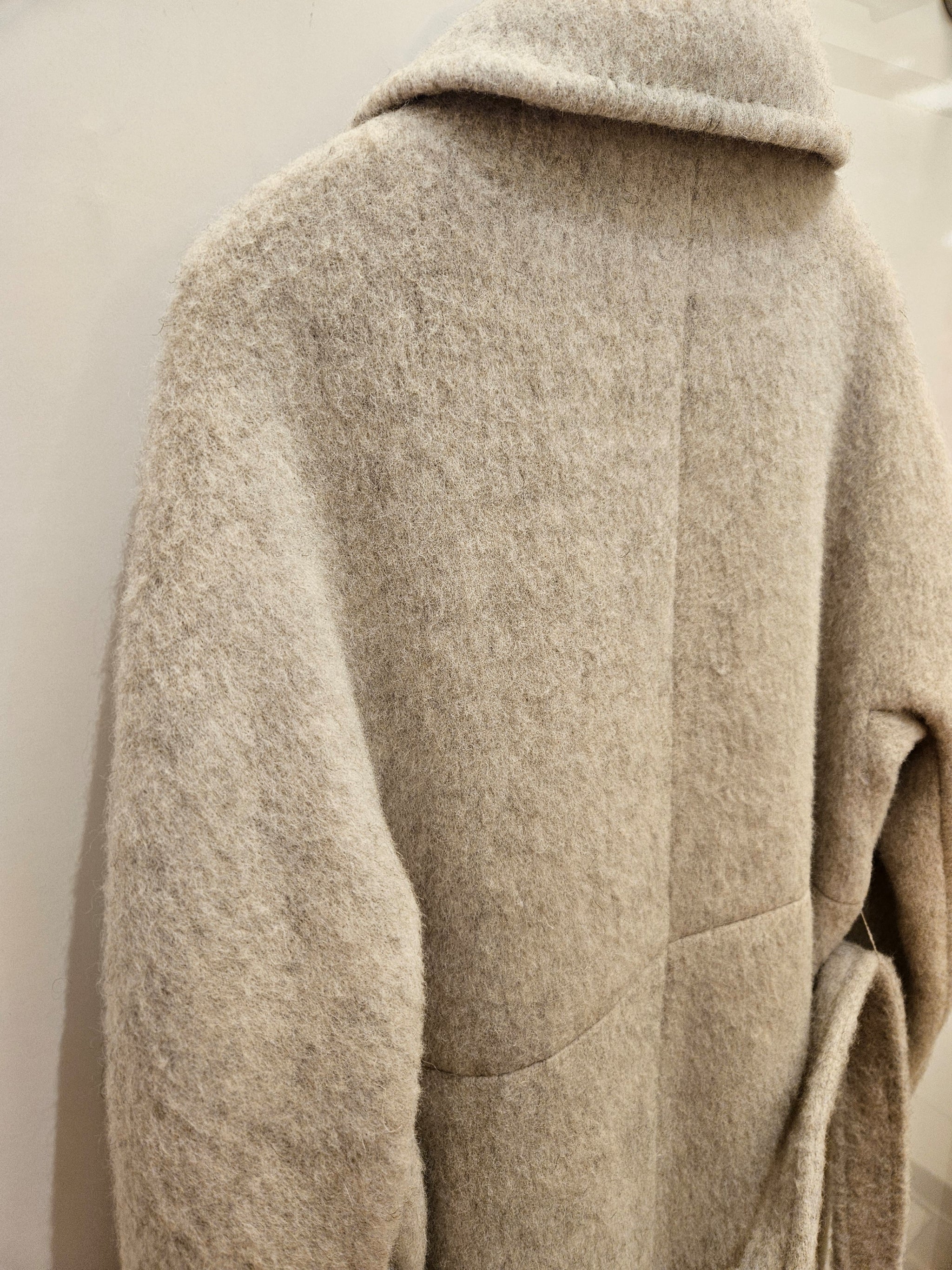 GR Nature Wollmantel lang creme