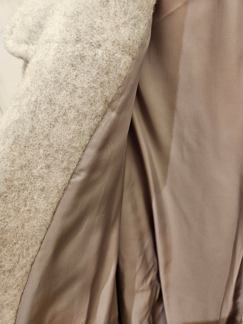 GR Nature Wollmantel lang creme