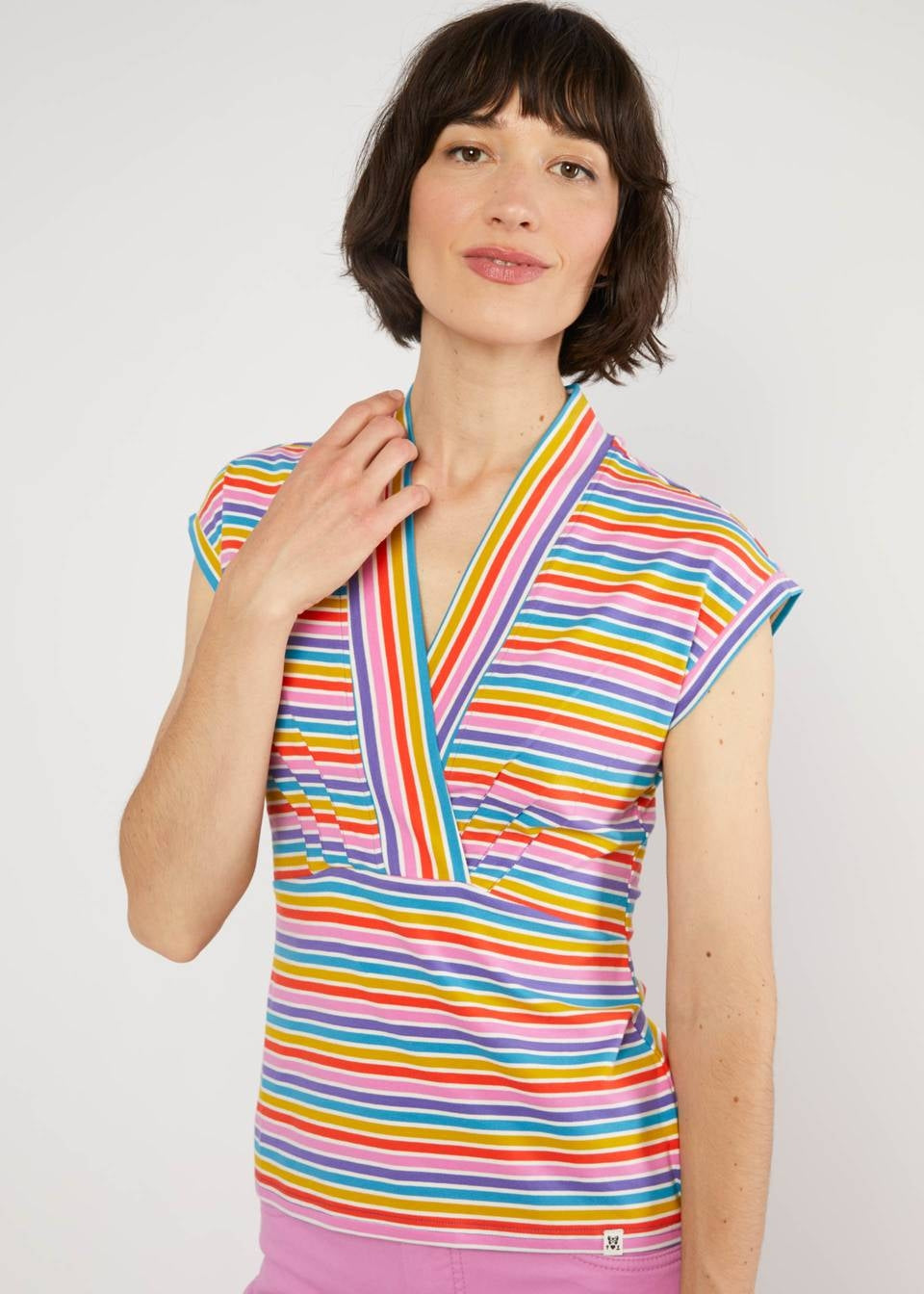 Blutsgeschwister Shirt "Virgin Venus" bunt gestreift