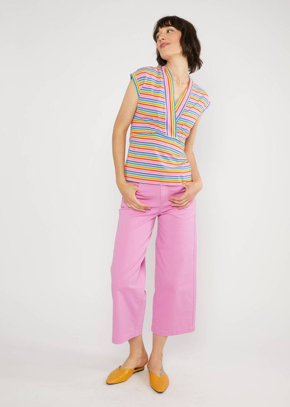 Blutsgeschwister Shirt "Virgin Venus" bunt gestreift
