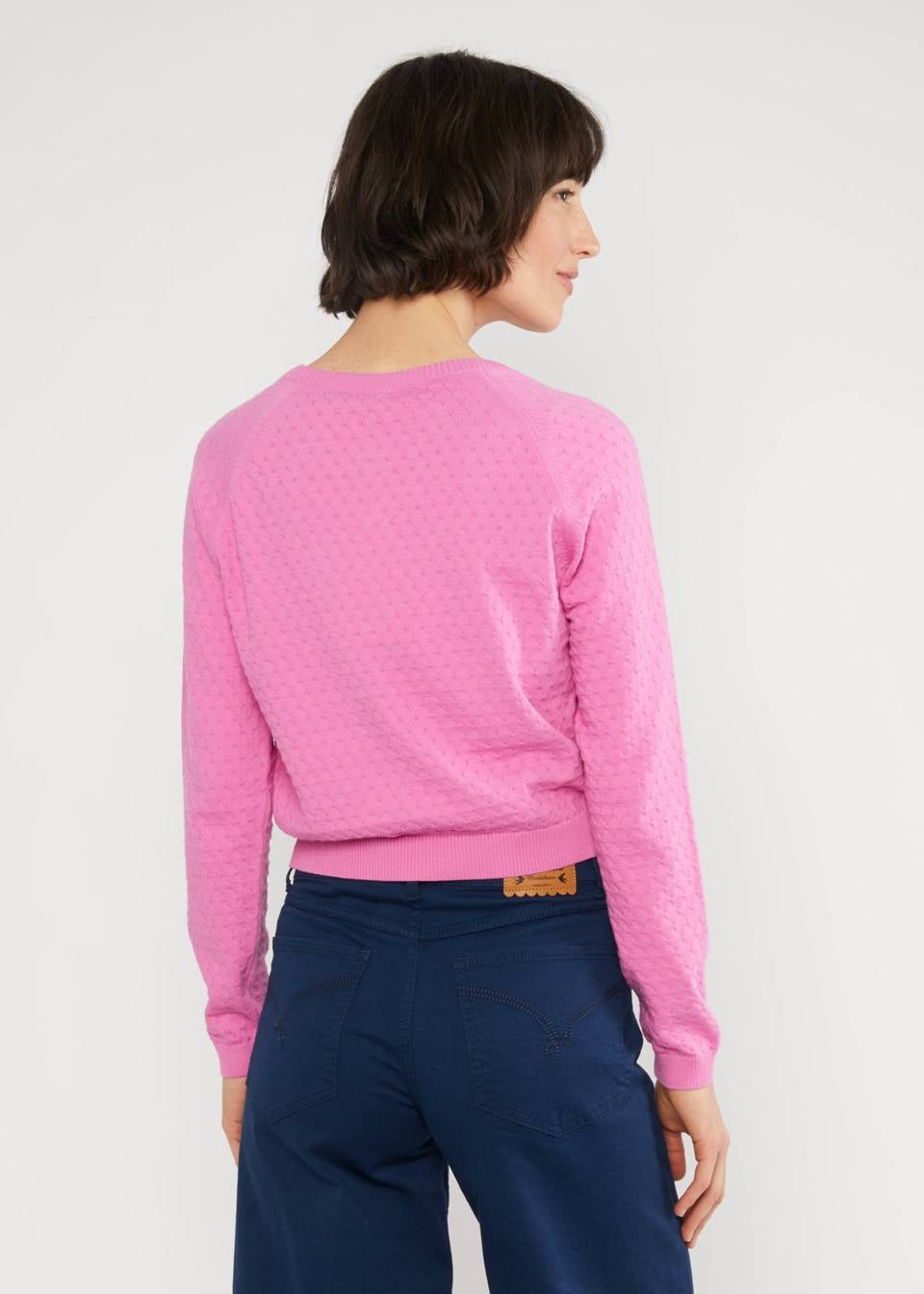 Blutsgeschwister Strickjacke "Sweet Knit" pink