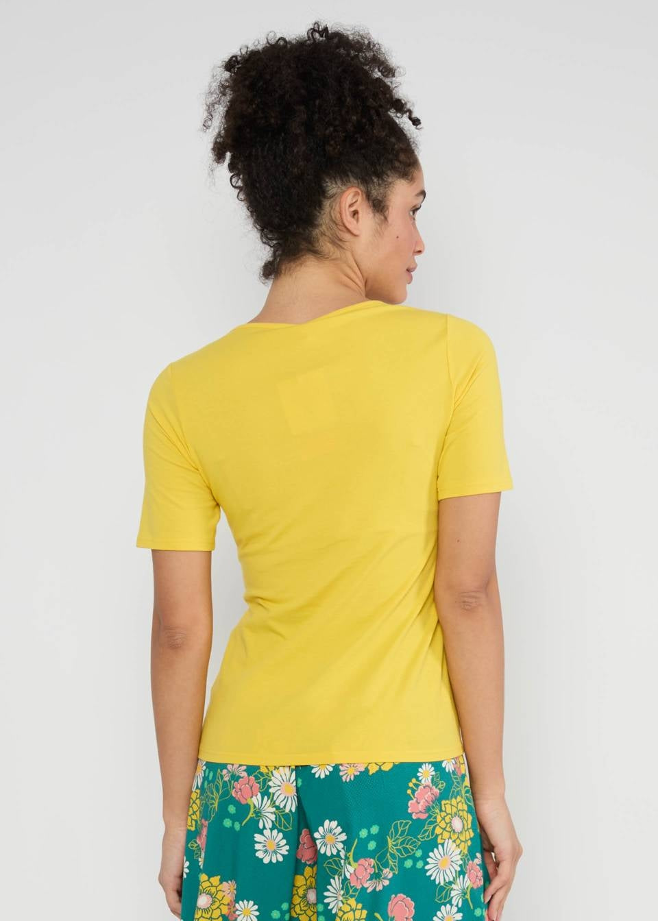 Blutsgeschwister Shirt "Balconnet Fèminin" gelb