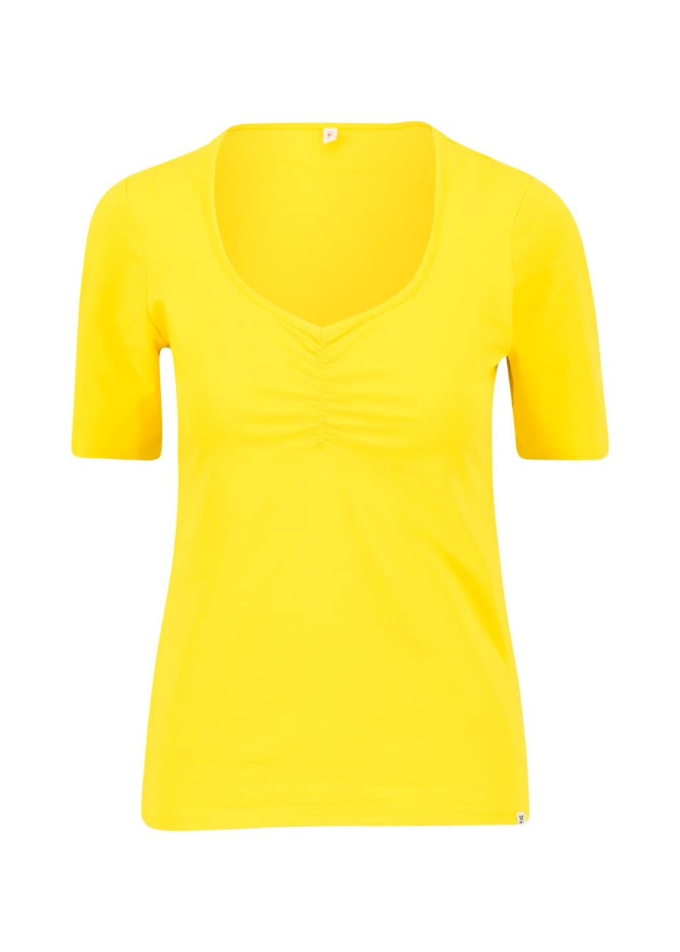 Blutsgeschwister Shirt "Balconnet Fèminin" gelb