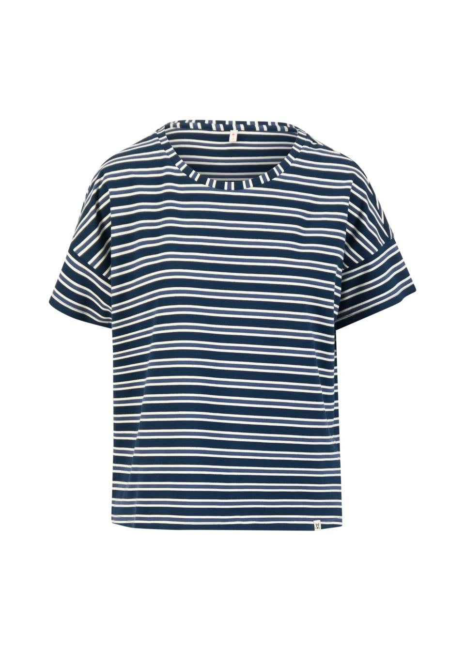 Blutsgeschwister Shirt "The Generous One" blau/gestreift