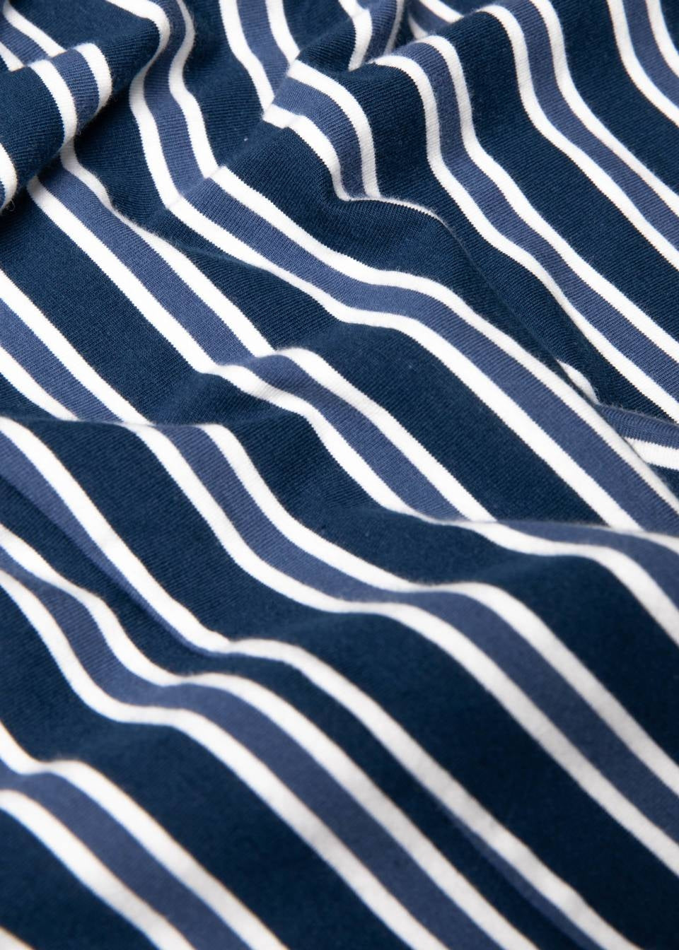 Blutsgeschwister Shirt "The Generous One" blau/gestreift