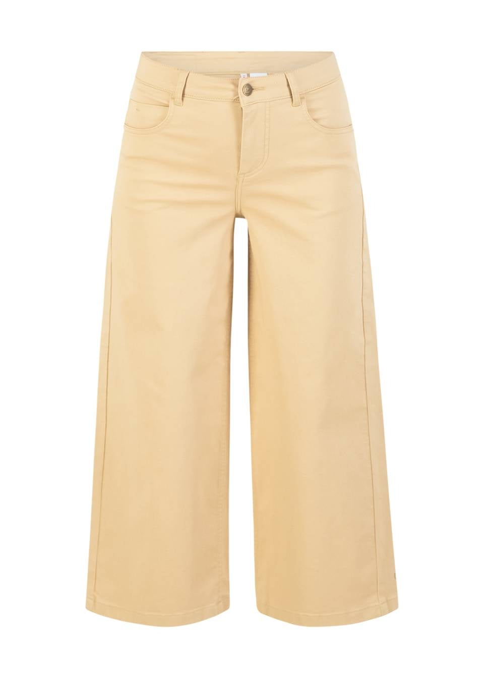 Blutsgeschwister Hose "High Waist Culotte" beige