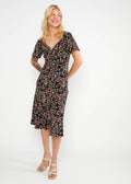 Blutsgeschwister Kleid "Shape Appeal" schwarz/bunt