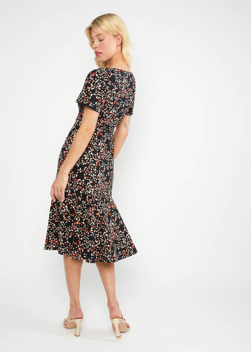 Blutsgeschwister Kleid "Shape Appeal" schwarz/bunt