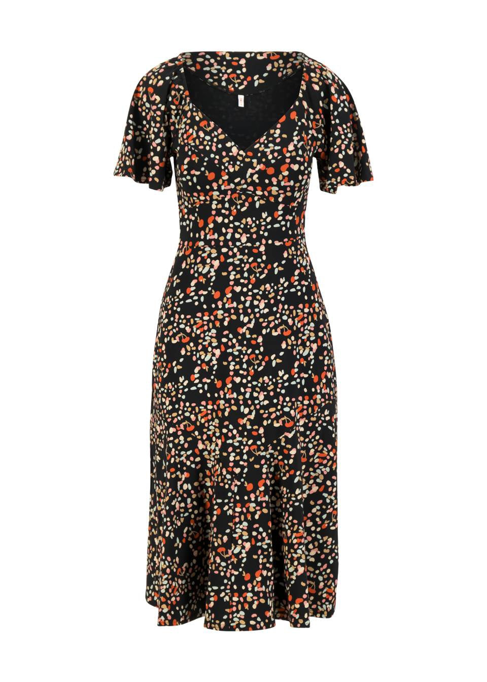 Blutsgeschwister Kleid "Shape Appeal" schwarz/bunt