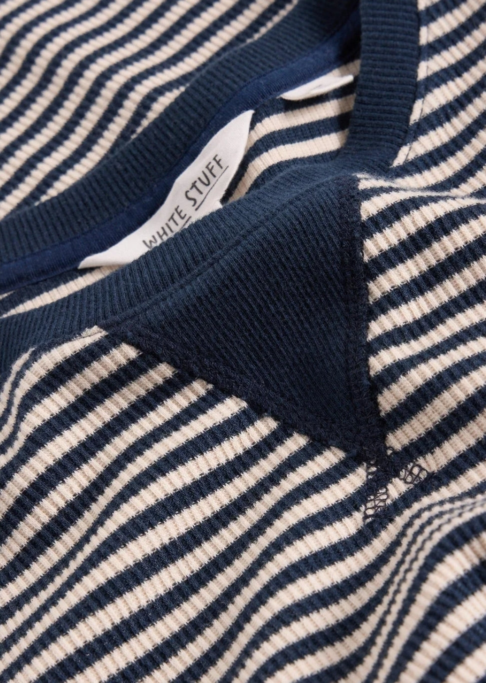 White Stuff T-Shirt blau/weiß gestreift