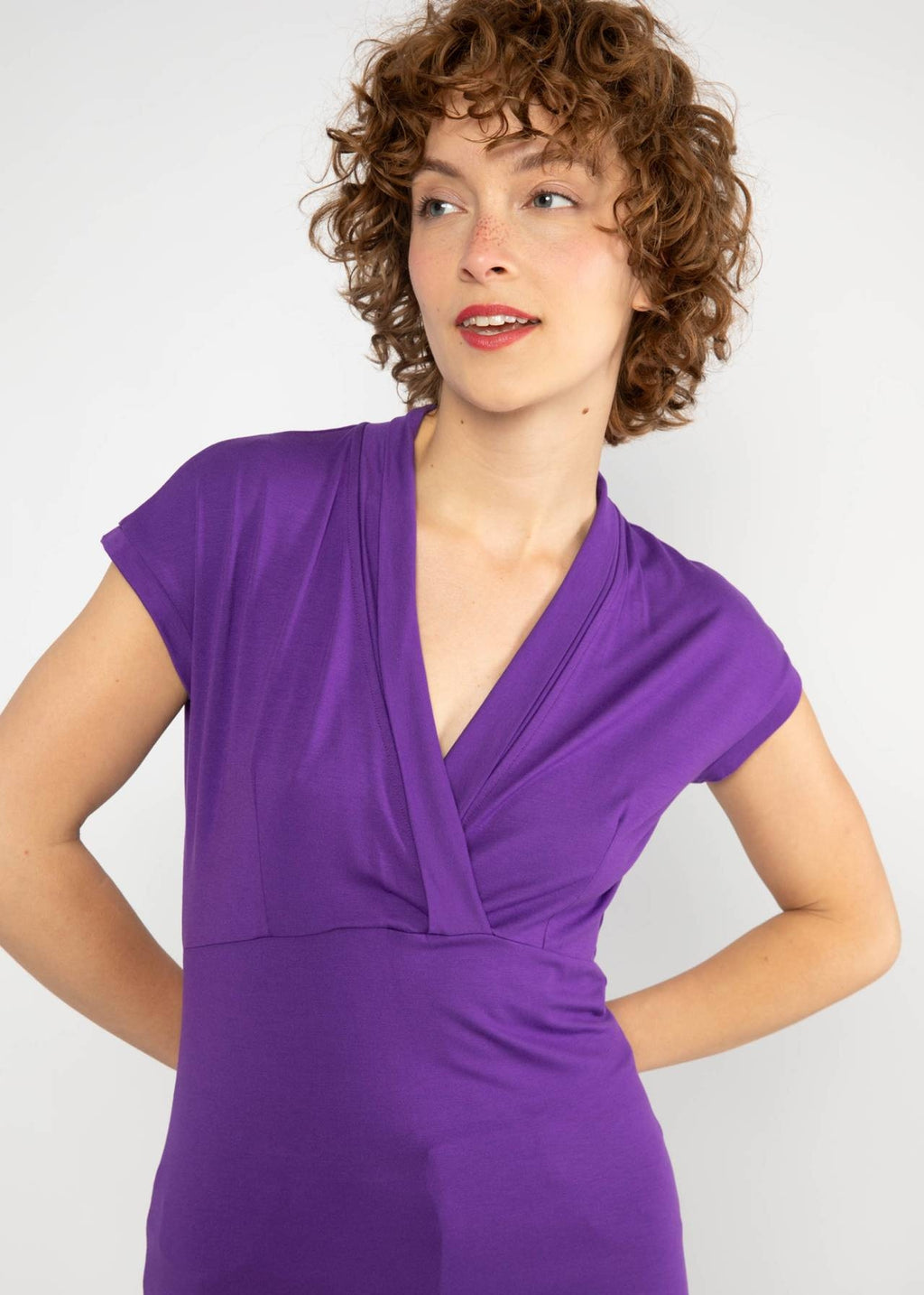Blutsgeschwister Shirt "Mon Cher Cache-Cœur" lila