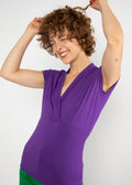 Blutsgeschwister Shirt "Mon Cher Cache-Cœur" lila