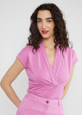 Blutsgeschwister Shirt "Mon Cher Cache-Cœur" rosa