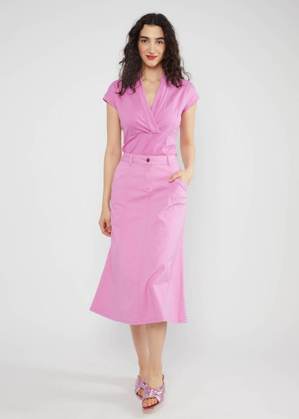 Blutsgeschwister Shirt "Mon Cher Cache-Cœur" rosa