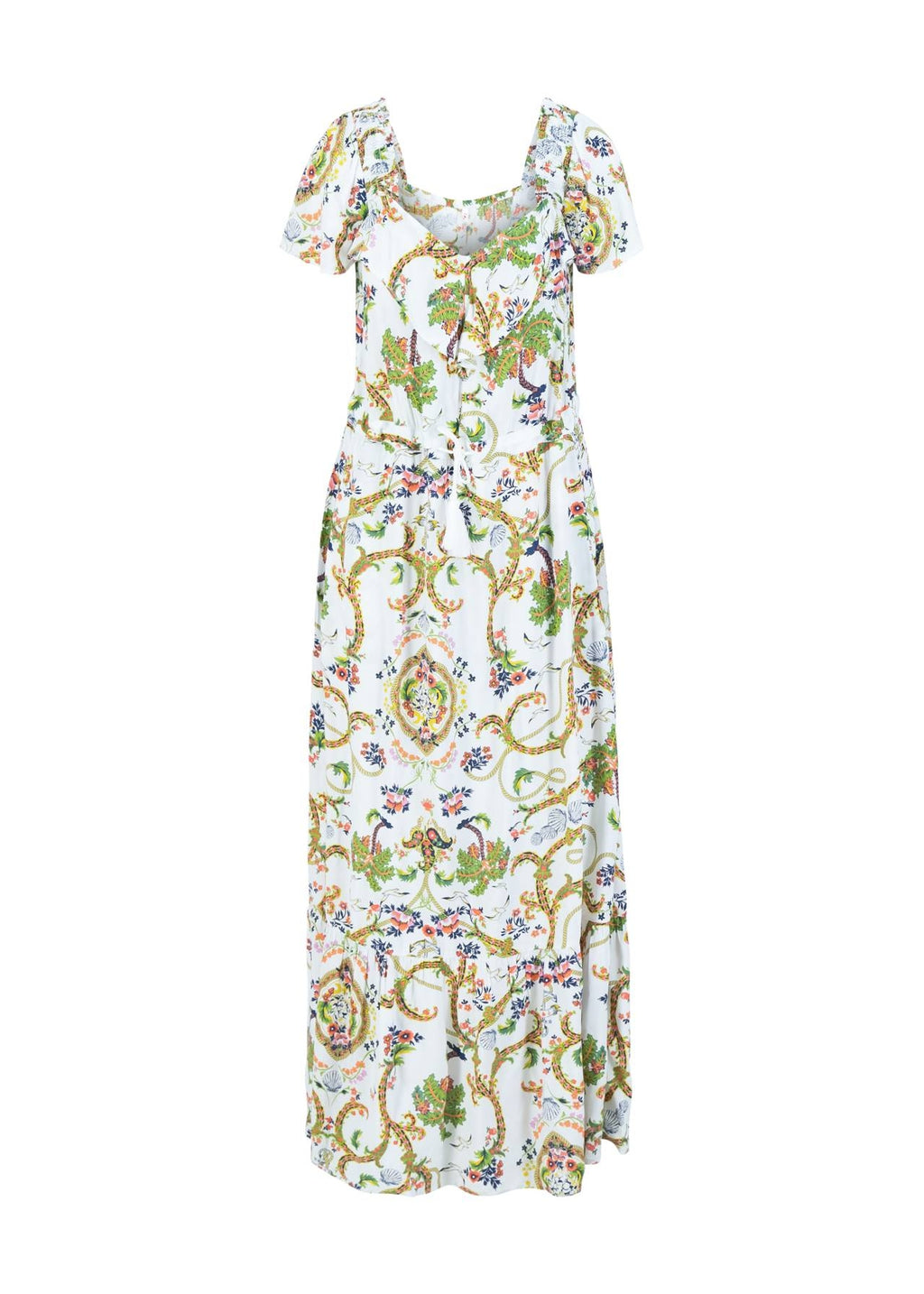 Blutsgeschwister Kleid "Breeze of Tenderness" weiß/gemustert