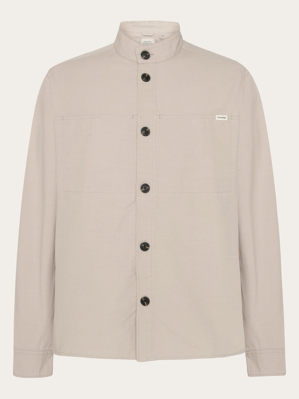Knowledge Cotton Hemd-Jacke beige