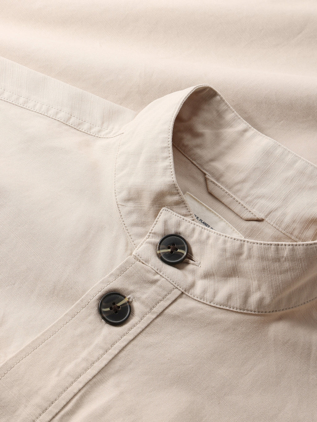 Knowledge Cotton Hemd-Jacke beige