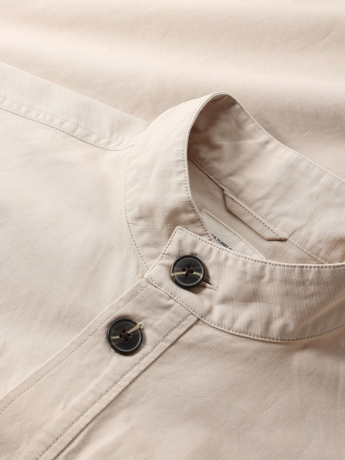 Knowledge Cotton Hemd-Jacke beige