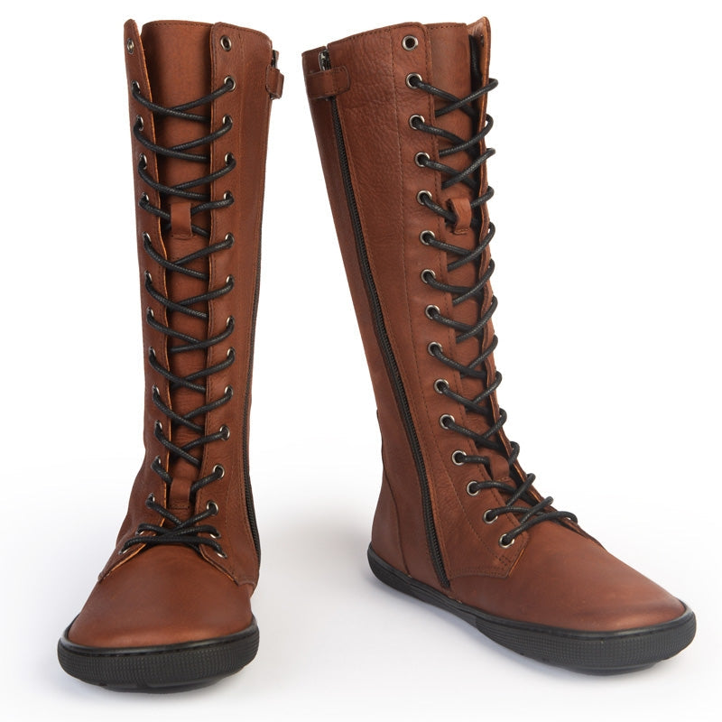 Koel Barfußschuh-Stiefel "Flora Hydro" braun