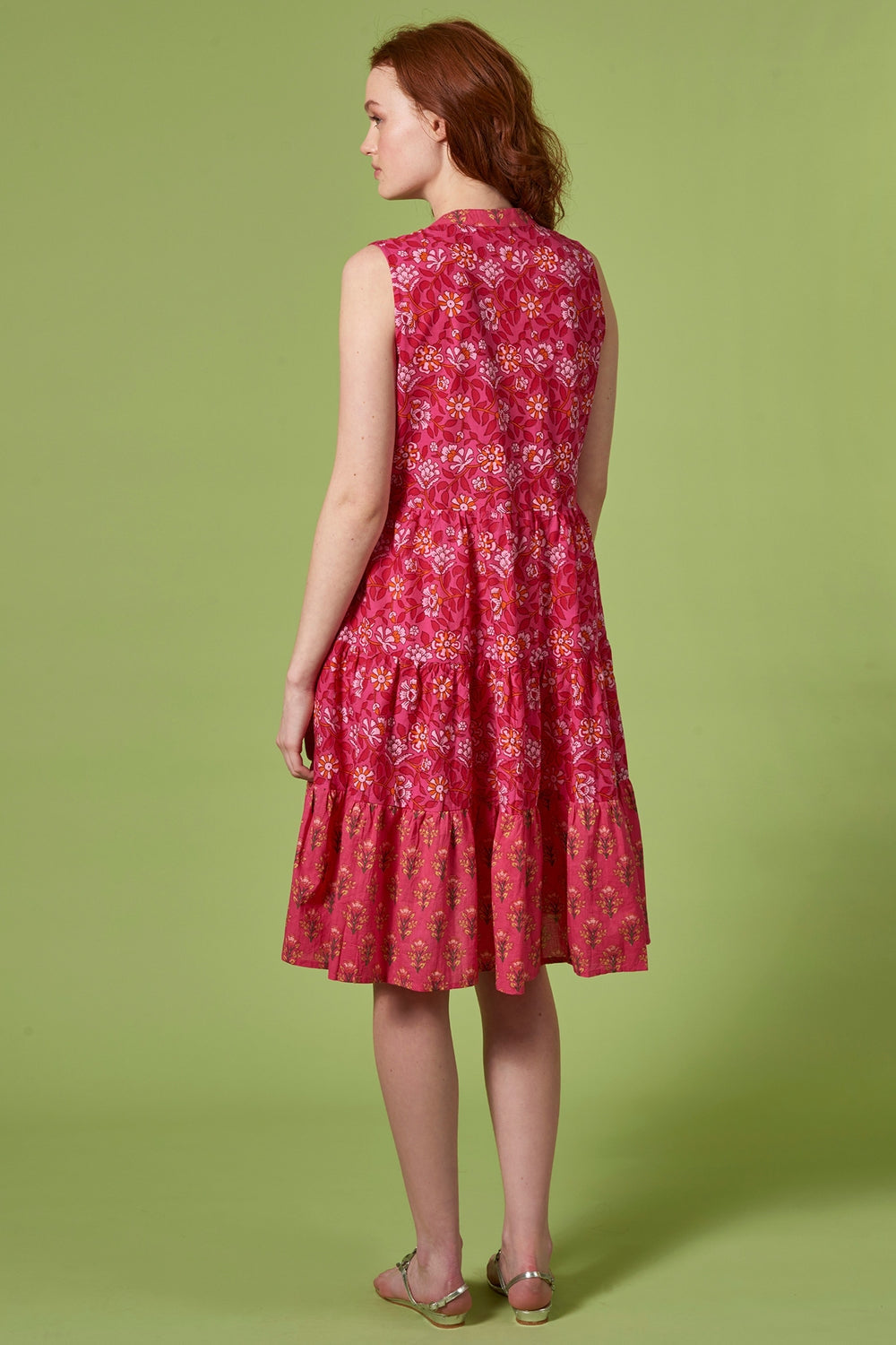 Himalaya Kleid pink/geblümt