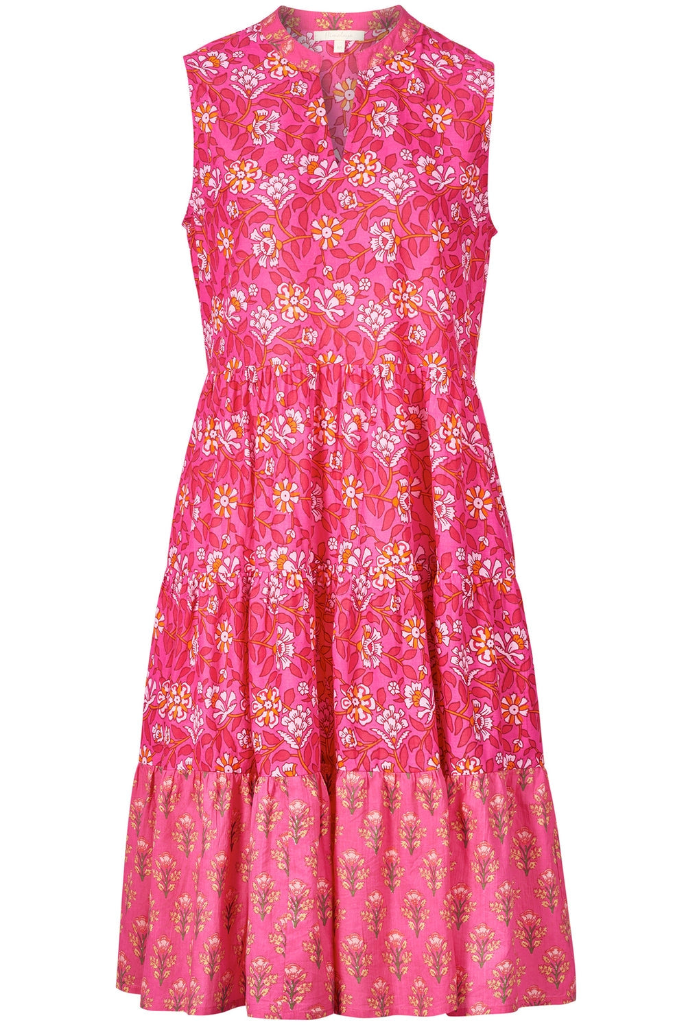 Himalaya Kleid pink/geblümt