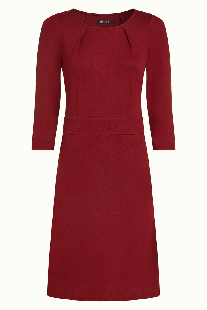 King Louie Kleid "Mona"weinrot