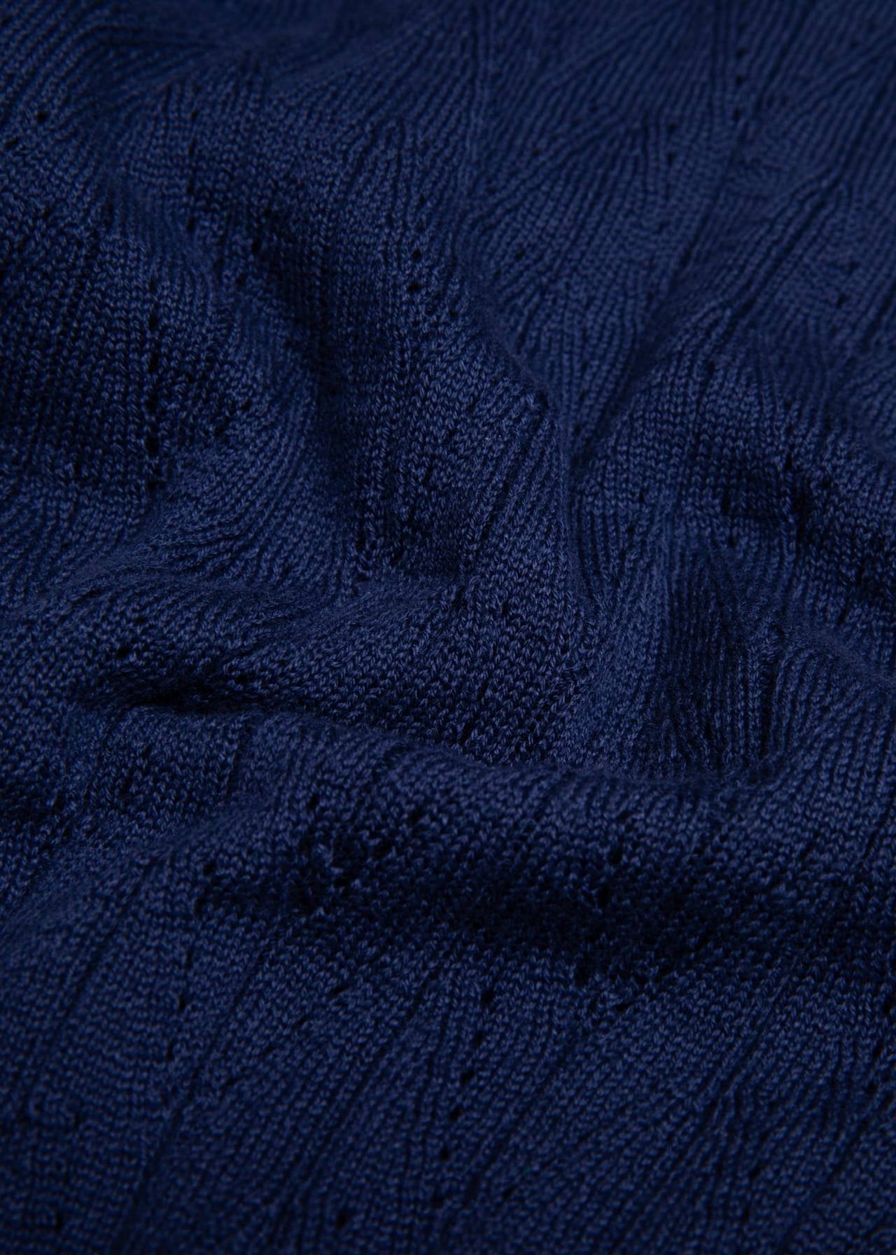 Blutsgeschwister Strickjacke "Save the World" blau