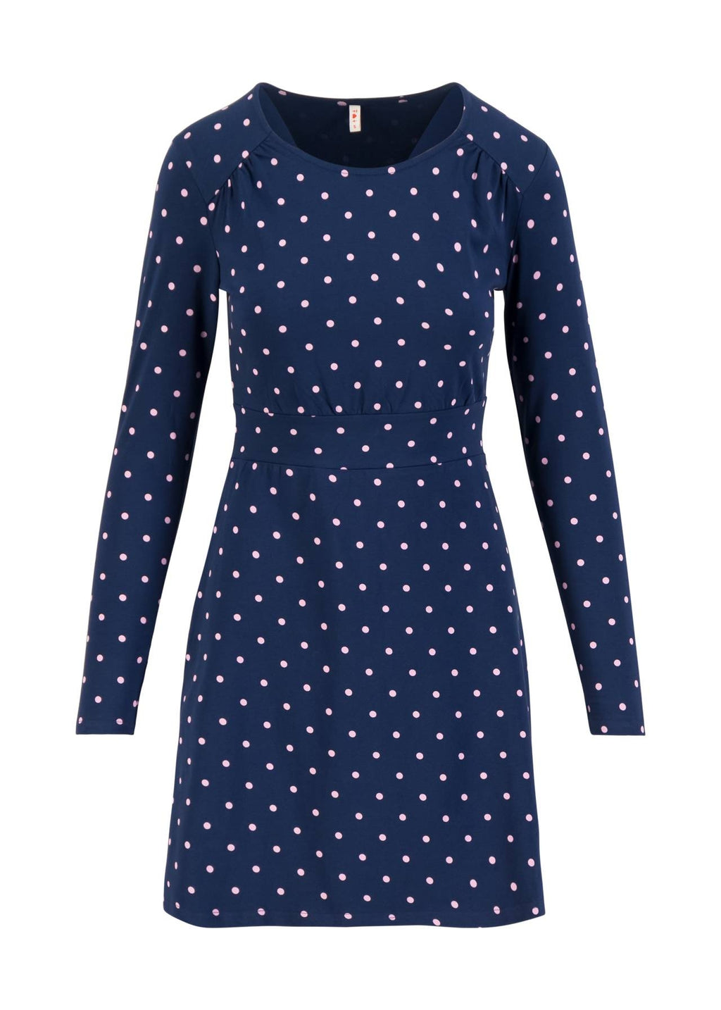 Blutsgeschwister Kleid "Hootchy Kootchy Petite" blau/rosa gepunktet