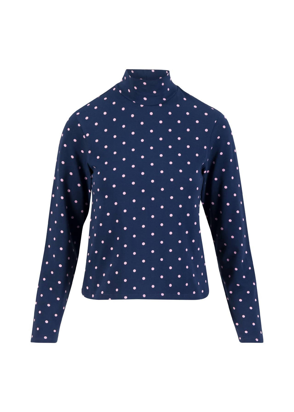Blutsgeschwister Shirt "The Ease of Relase" blau/rosa gepunktet