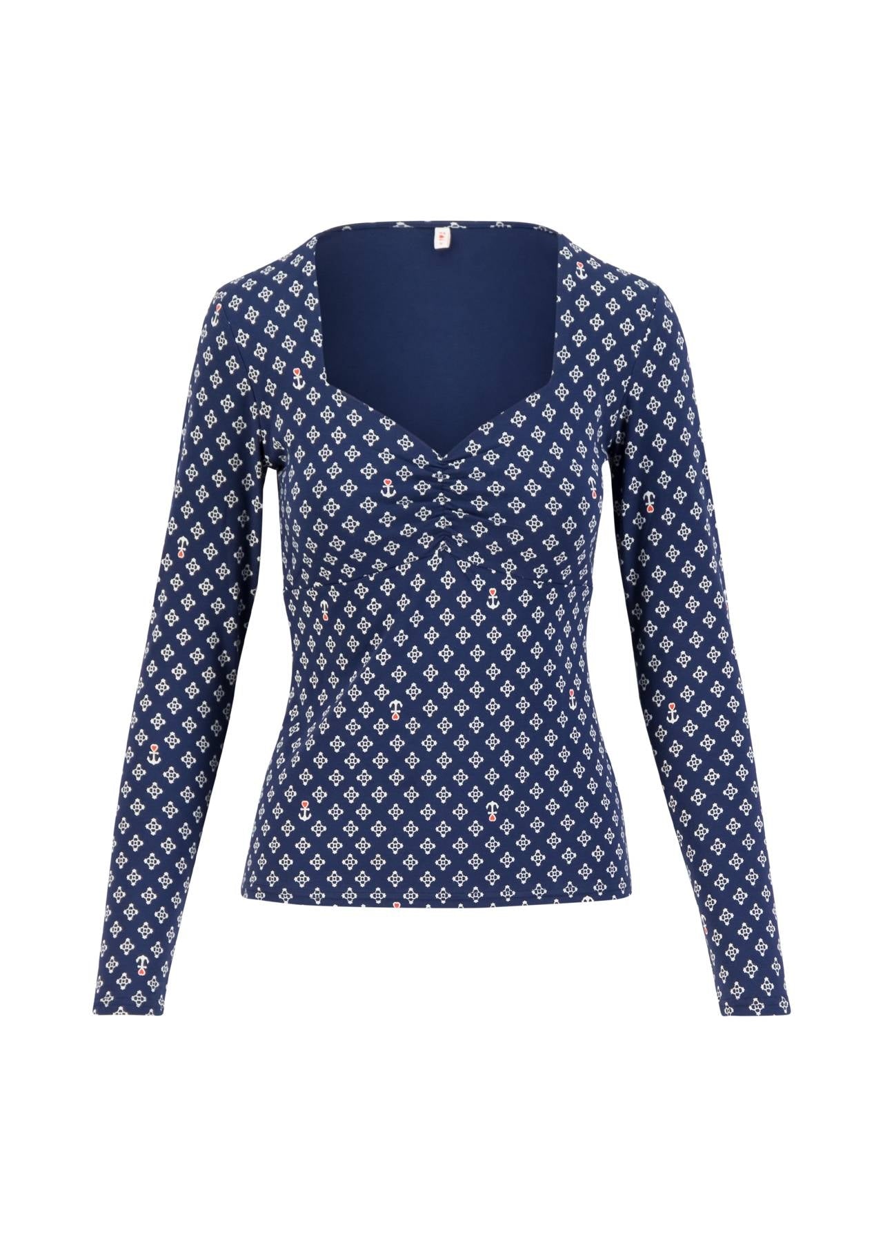 Blutsgeschwister Shirt "Princess Dream" blau/gemustert