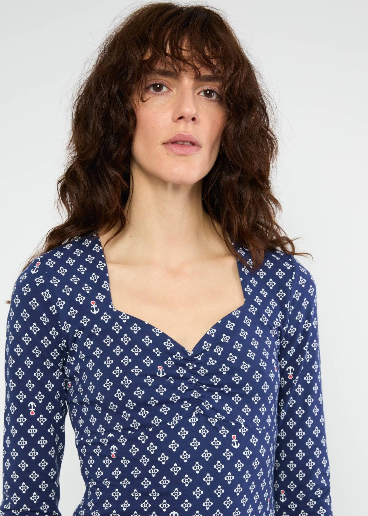Blutsgeschwister Shirt "Princess Dream" blau/gemustert
