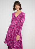 Blutsgeschwister Kleid "Shalala Tralala" pink/gemustert
