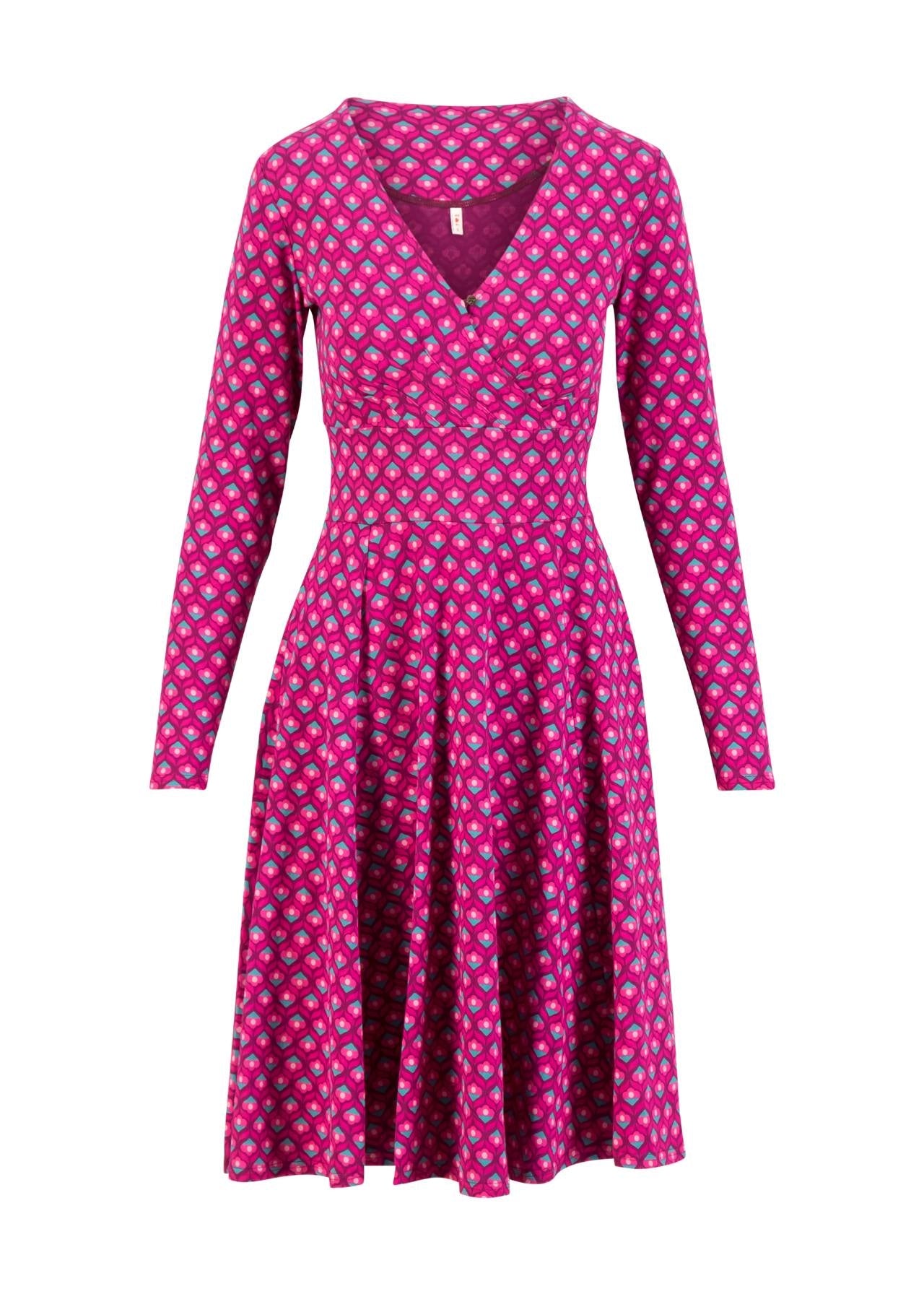 Blutsgeschwister Kleid "Shalala Tralala" pink/gemustert