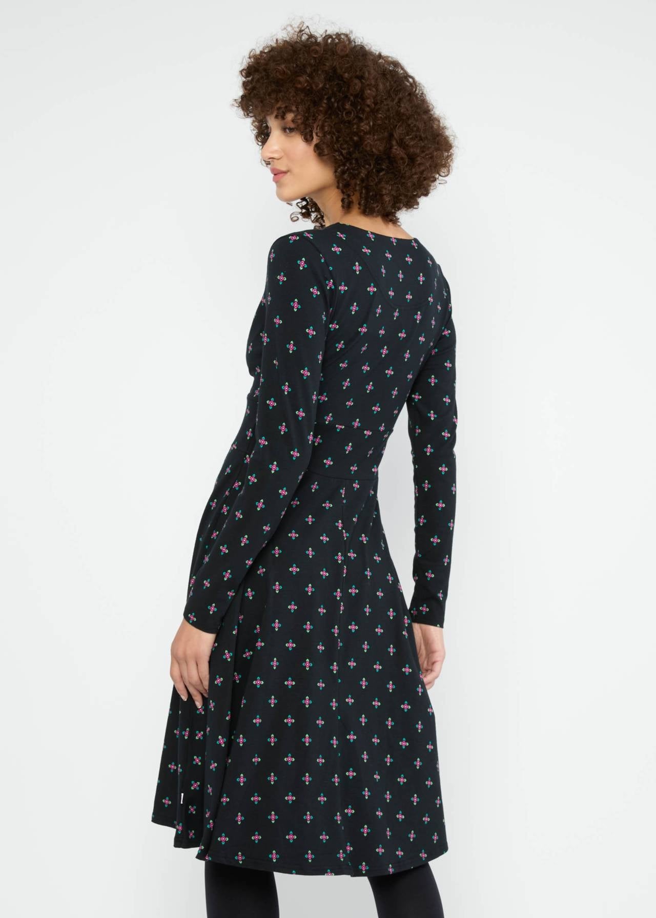 Blutsgeschwister Kleid "Shalala Tralala" schwarz/gemustert
