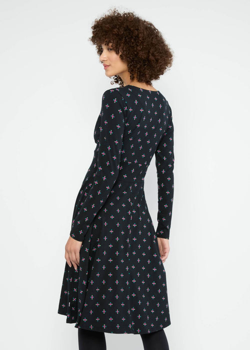 Blutsgeschwister Kleid "Shalala Tralala" schwarz/gemustert