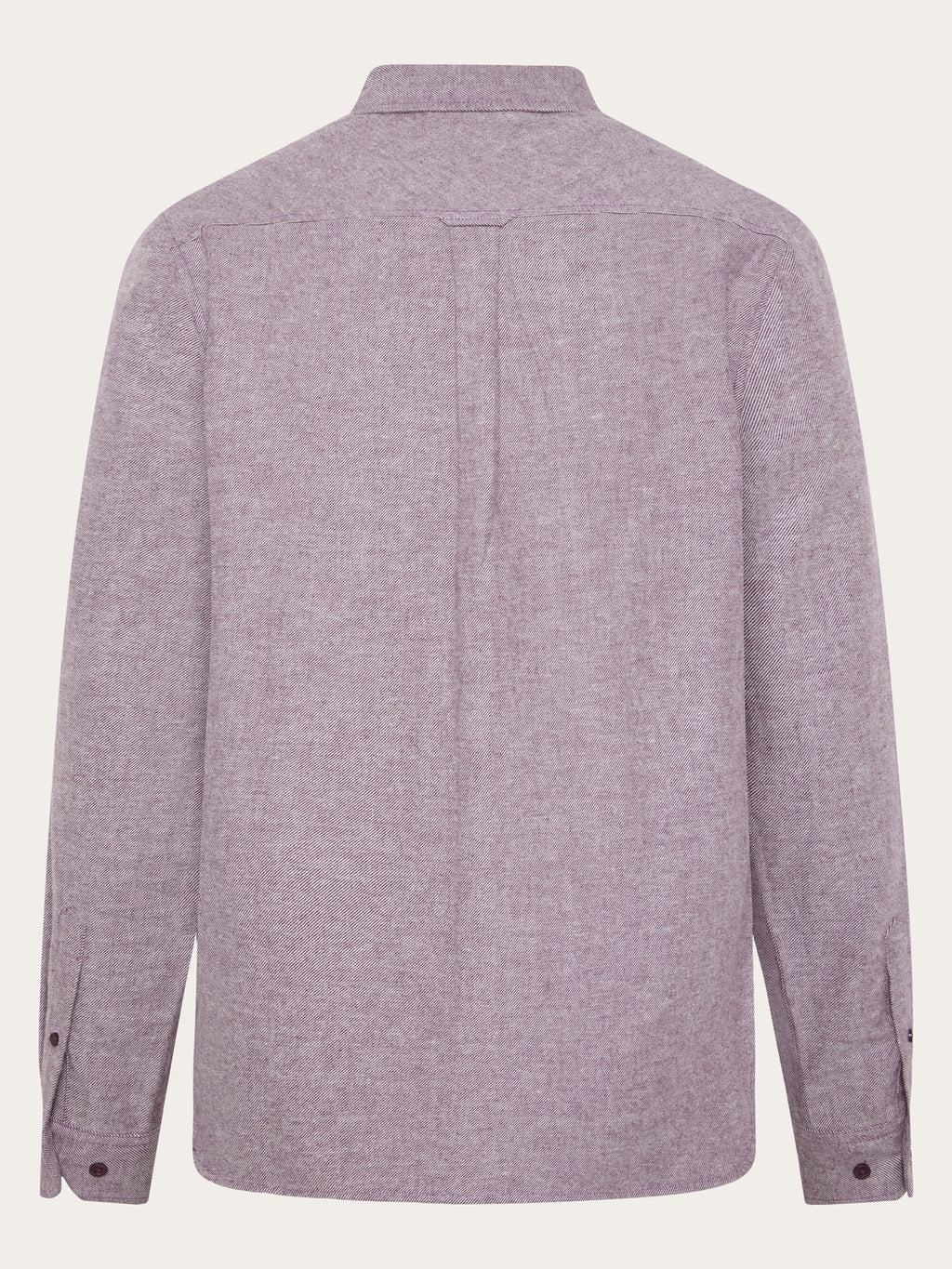 Knowledge Cotton Hemd berre/creme Struktur