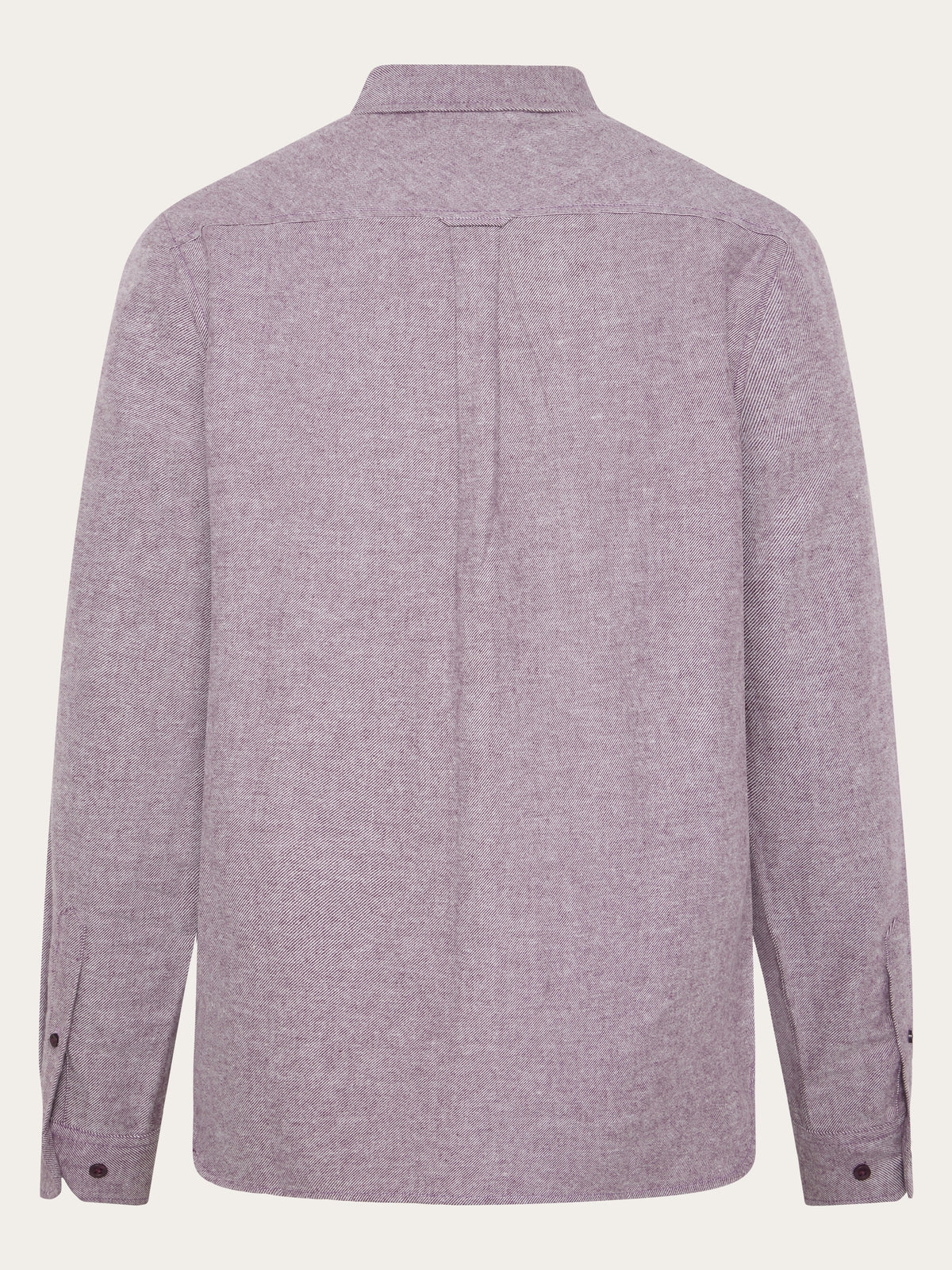 Knowledge Cotton Hemd berre/creme Struktur