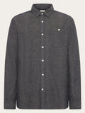 Knowledge Cotton Hemd blau/fishbone