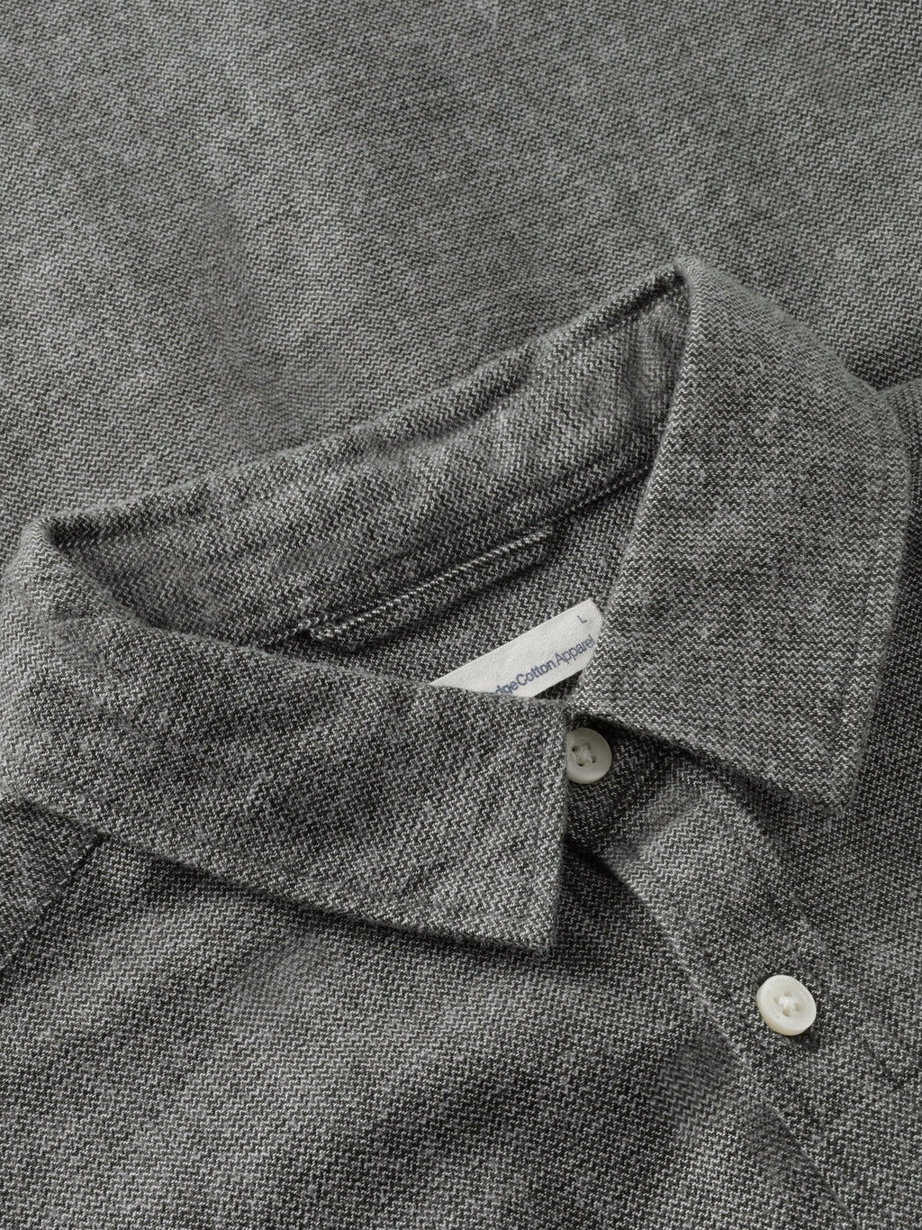 Knowledge Cotton Hemd grün/fishbone