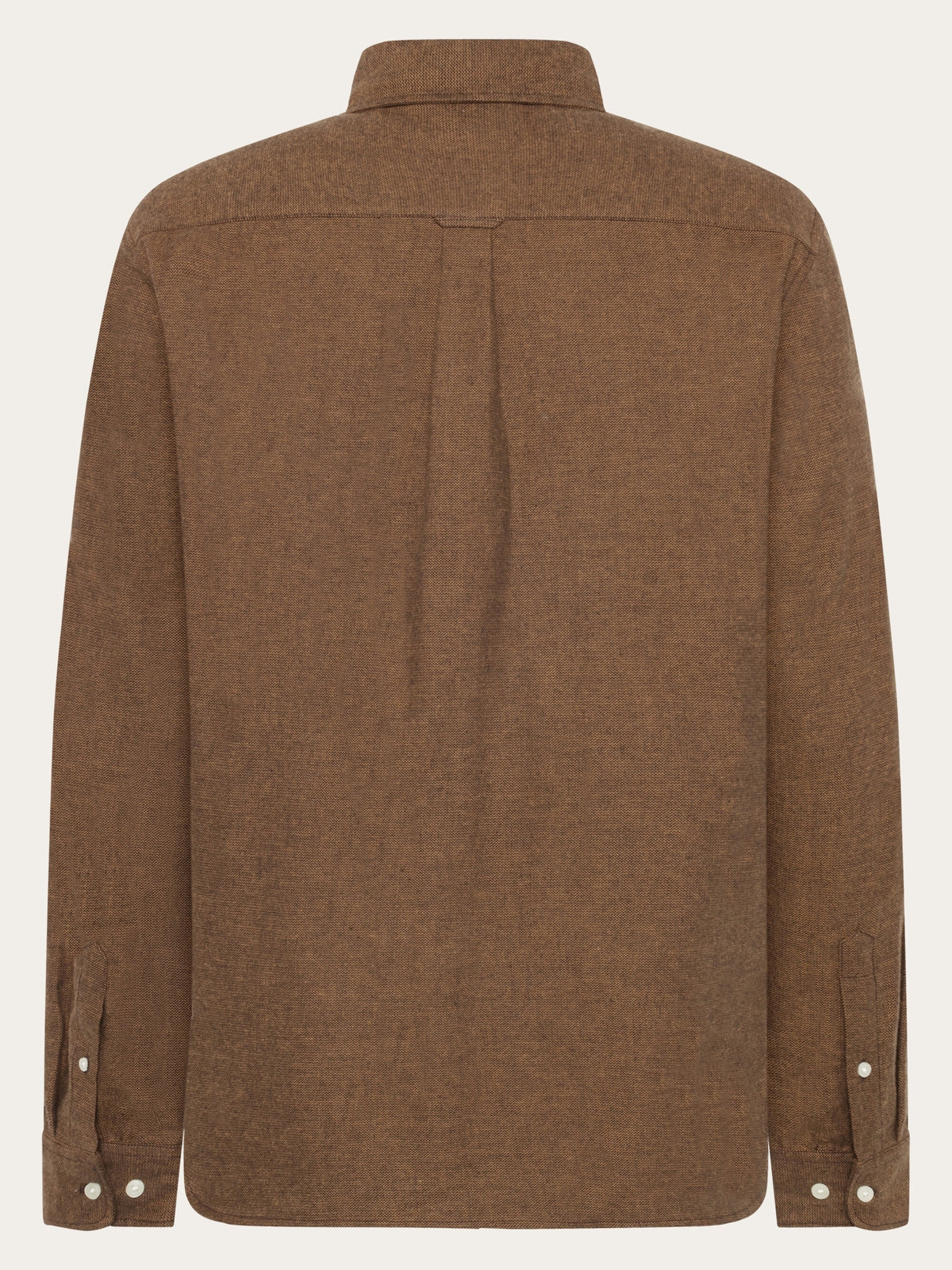 Knowledge Cotton Hemd schoko/fishbone