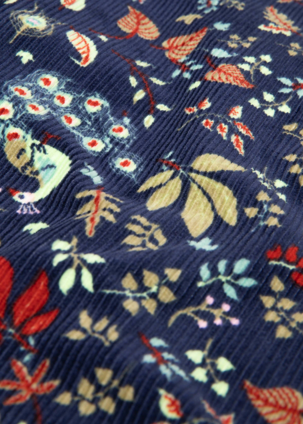 Blutsgeschwister Cordrock "Dreamy Eyes" blau/bunt gemustert
